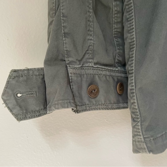 Lucky Brand Utility Cargo Military Green Jacket Size M - Picture 5 of 9